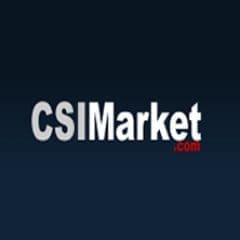 Logo of csimarket on a dark blue background, featuring auto draft in white text and ".com" in red.